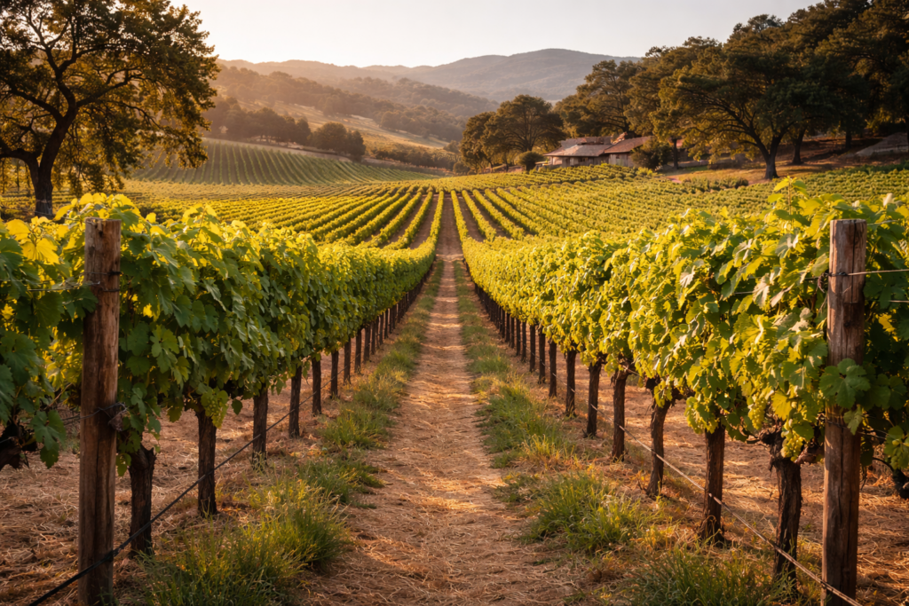 Capetown vineyard vines